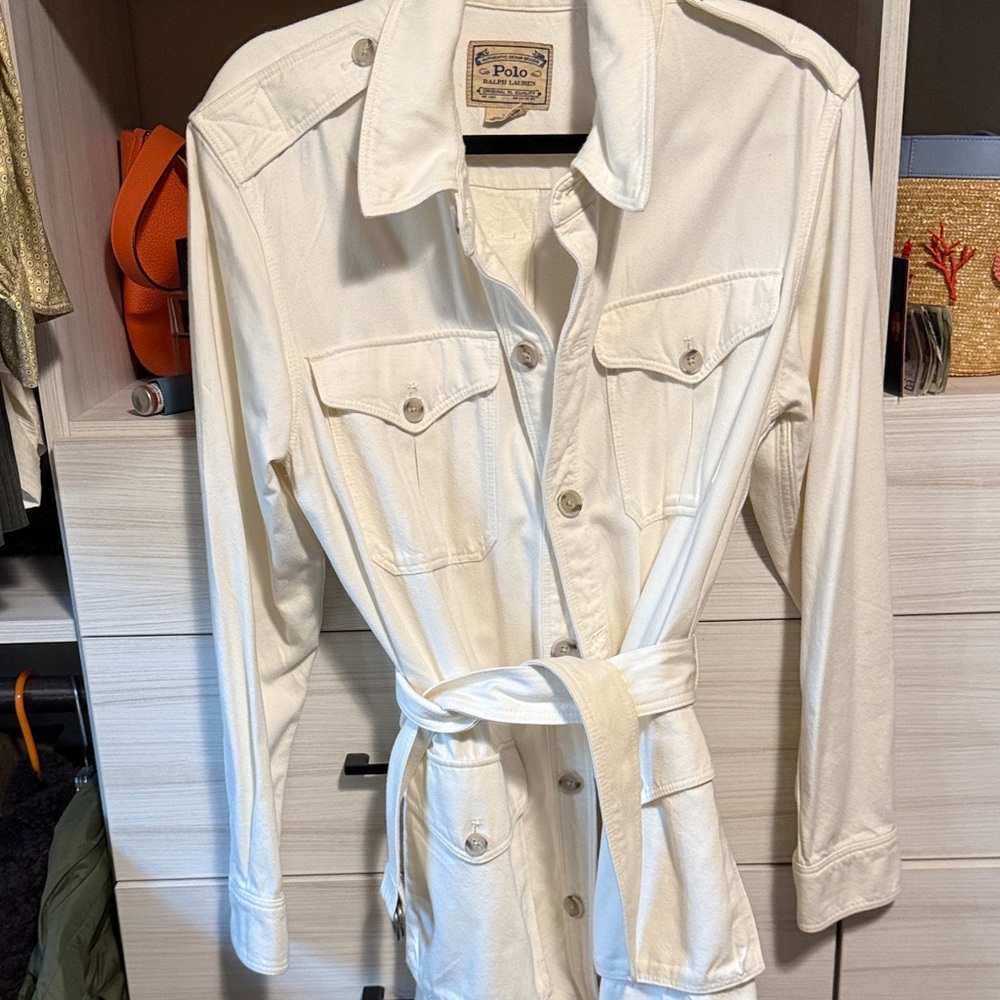 Polo by Ralph Lauren Women's Off-White Utility Jacket